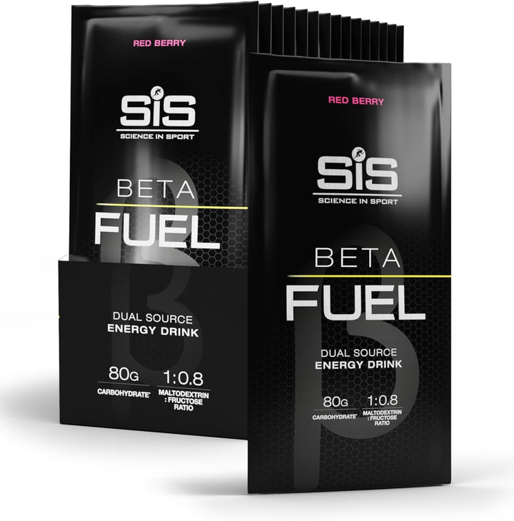 Beta Fuel 80 Dual Source Energy Drink Powder, Orange Flavour Carb Powder, 80G of Carbs per Pack (15 Pack)