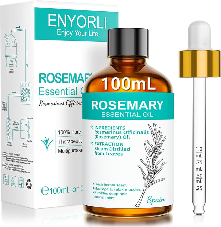 Tea Tree Essential Oil 100Ml Tea Tree Oil 100% Pure Organic for Aromatherapy Diffuser Acne Hair Scalp Nail Fungus Natural Skincare