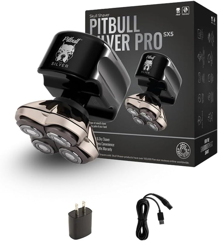- Pitbull Silver PRO SX5 Head and Face Shaver