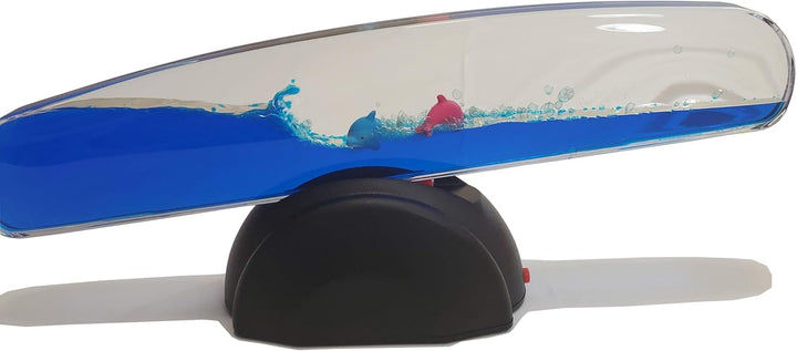 SUPREMETECH Wave Motion Machine (Blue, 12 Inch with Dolphins)