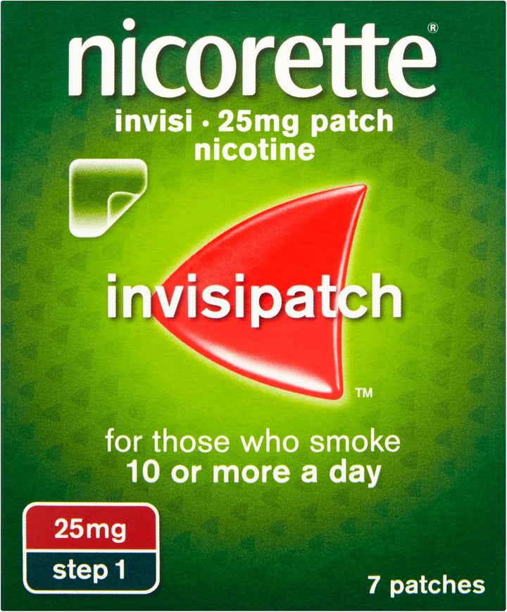 Invisipatch, Step 1 , 25 Mg, 7 Nicotine Patches (Stop Smoking Aid)