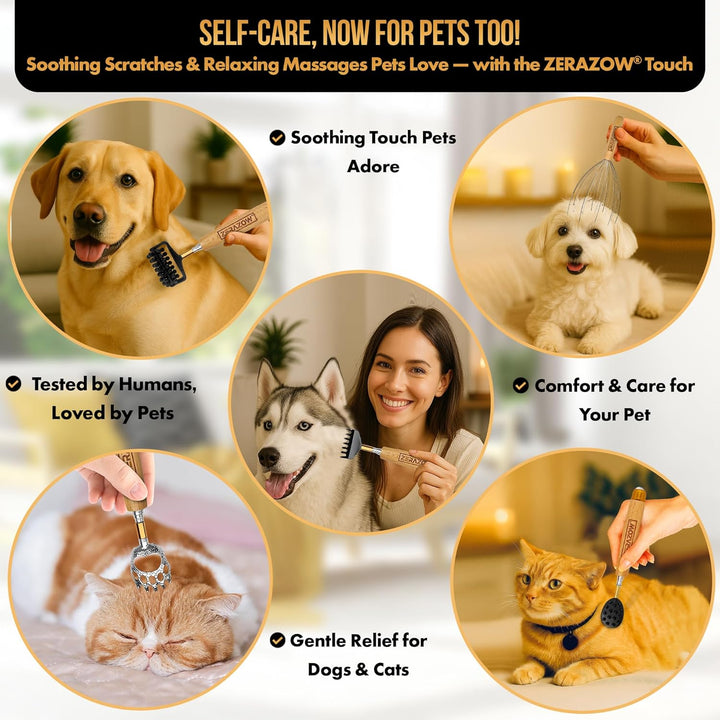 Telescoping Back Scratcher 9 Pcs Set | Backscratcher for Men & Women with 4 Detachable Heads | Scalp & Back Massager Tools | Stocking Fillers for Men | Dad Christmas Gifts | UK Brand