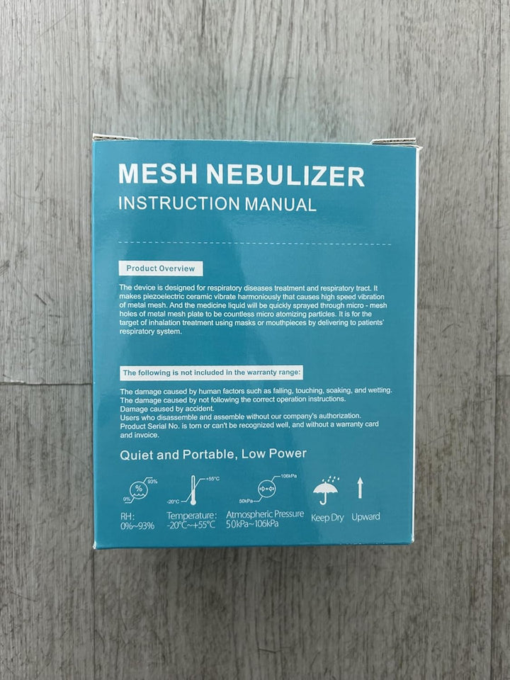 Nebuliser Machine for Adults& Kids,Handheld Nebulizer with Charging Function,With 2 Masks and Mouthpiece, Handheld Nebulizer Easy to Use & Clean, Suit for Home & Travel (Green)