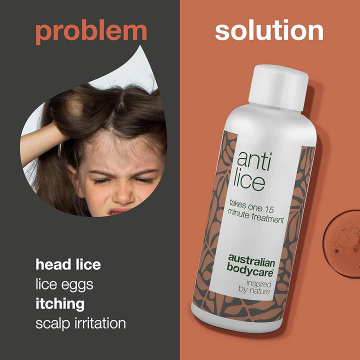 Lice Treatment from  100Ml | Effective after a Single 15-Minute Treatment | This Head Lice Treatment Is Free of Parabens and Insecticides | Nit Treatment with Natural Tea Tree Oil