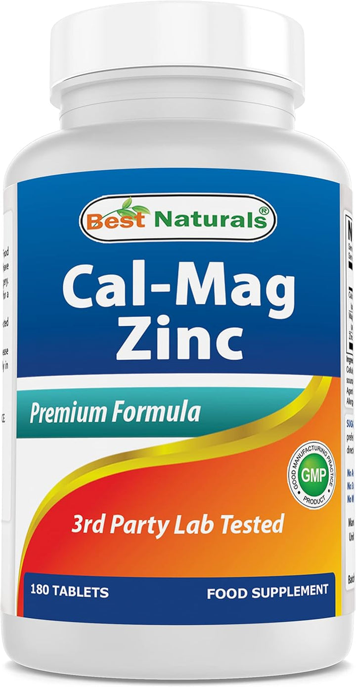 Calcium Magnesium Zinc Essential Mineral Complex 180 Tablets