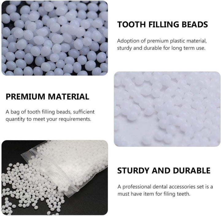 Tooth Repair Kit-Teeth Filling Replacement for Chipped Teeth,Thermal Beads for Temporary Fix the Missing and Broken Tooth Fake Teeth
