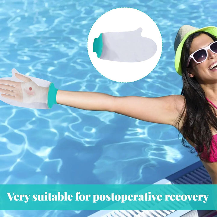 Waterproof Hand Protector for Showering, Waterproof Finger Protector, Plaster Cast Waterproof Cover Arm, Reusable Waterproof Cast Cover Arm for Wound Care, Surgery Recovery & Injury Protection