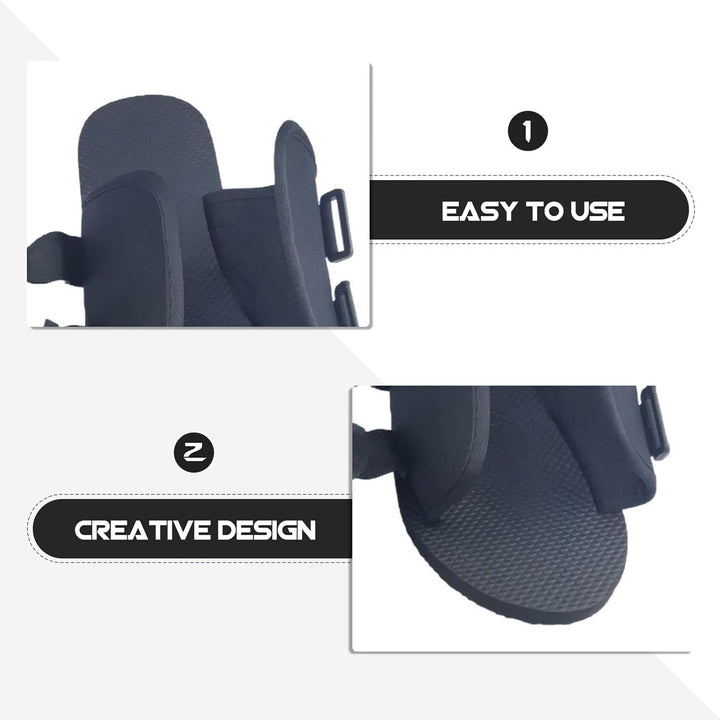 1 Pair Recovery Slippers for Women: Post Surgery Wide Adjustable with Touch Fastener - Soft Hospital Home Footwear for Diabetics