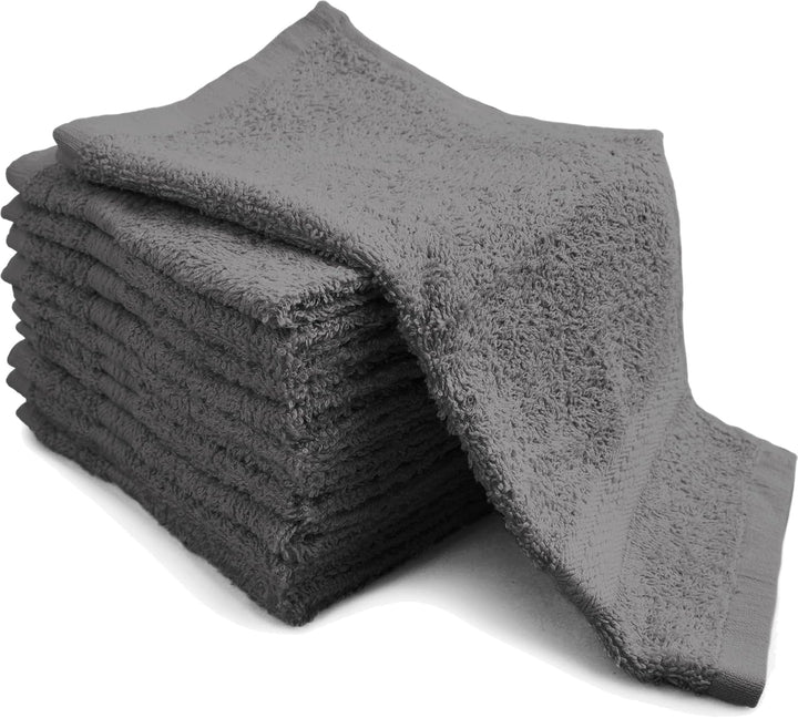 20 Assorted Colour Cotton Face Cloths Flannels 30Cm X 30Cm