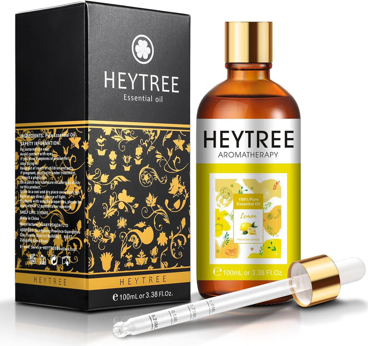 Peppermint Essential Oil 100Ml - Pure Natural Essential Oils Strong,Fresh Minty Scent Increases Clarity - Perfect for Aromatherapy,Diffuser, Clear Breathing-Strong Peppermint Oil