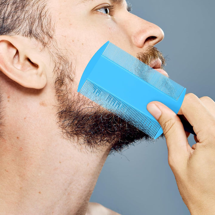 4 Pcs Lice Combs Double Sided Fine Tooth Comb Lice Comb for Dandruff Removal Thick Hair Tooth Head Nit Hair Combs for Adults Kids and Pet'S Remove Head Lice Nits Fleas(4 Colors) (Light Color)