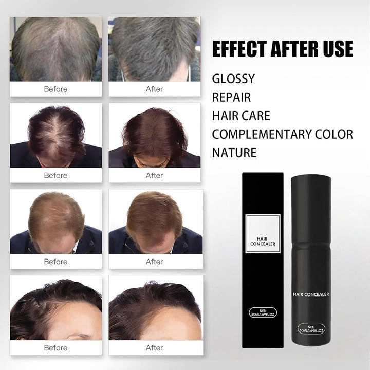 Tive/No Hair Concealer Cream,Tive/No Color Hair Concealer,Hair Concealer for Men & Women,Waterproof and Sweatproof Light Brown Hair Fillup Concealer,For Naturally Fuller and More Confident Hair