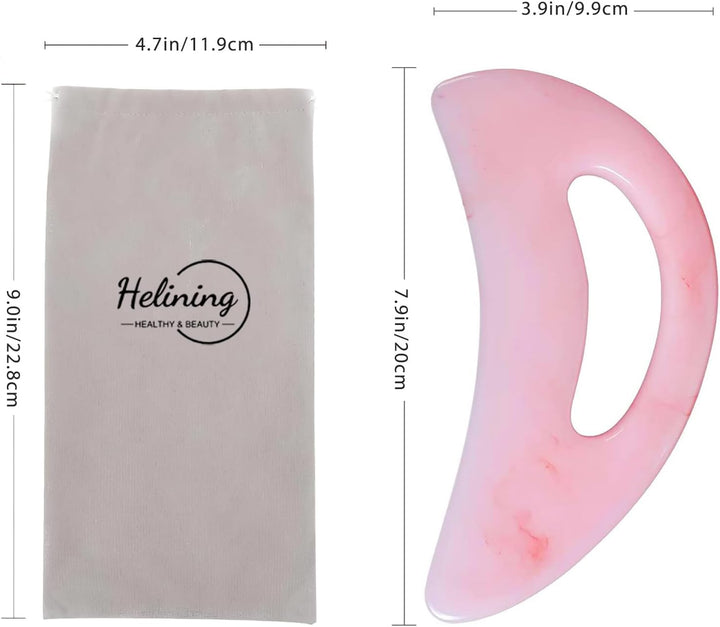 Large Gua Sha Massager, Full Body anti Cellulite Guasha Scraper, Lymphatic Drainage Massage for Legs, Back, Face, Neck, Muscle Relaxation & Pain Relief, Removal of Fatigue