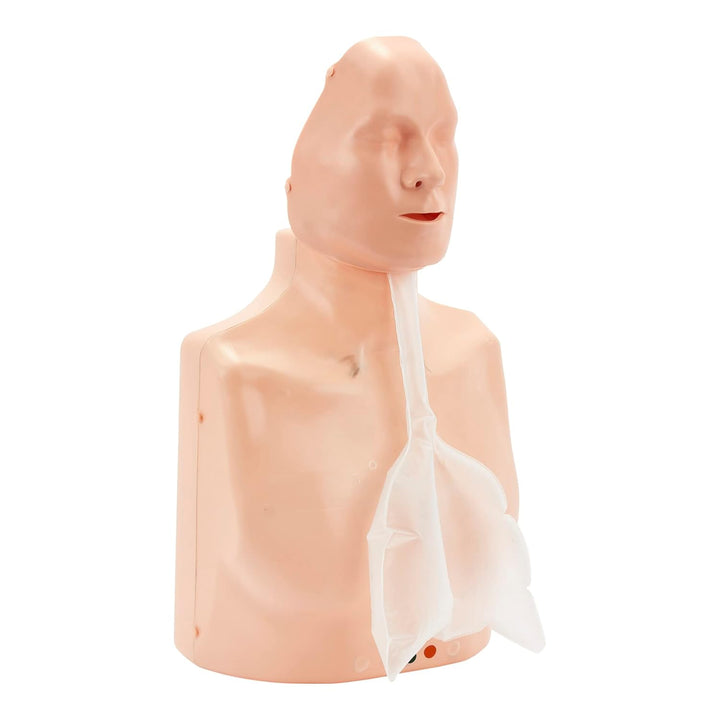 CPR Sim Kit | Dual-Use CPR Training Model - Adjustable Adult & Child Compression Practice | 50 Face Shields Included