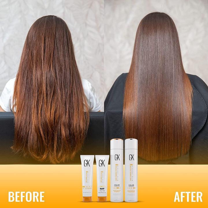 Global Keratin the Best Consumer Box Kit Smoothing Keratin Treatment Professional Brazilian Complex Blowout Straightening for Silky Smooth & Frizzy Hair