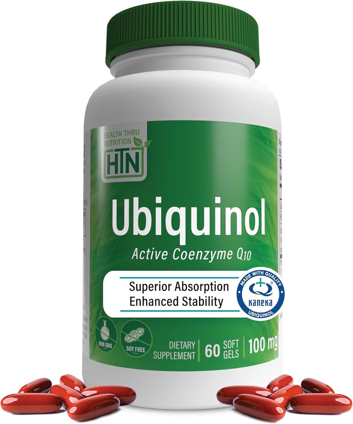 Ubiquinol 100Mg 60 (Soy-Free) (Non-Gmo) EAF Coq10 (Enhanced Absorption Formula Coenzyme Q10 as Kaneka Ubiquinol) by  (60 Softgels)