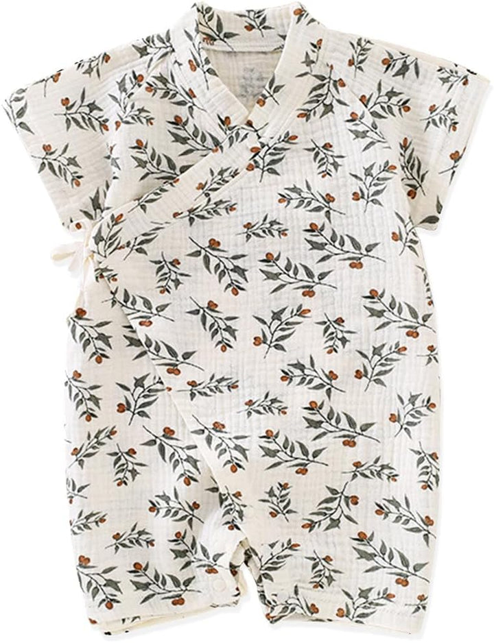 Japanese Kimono Baby Thobe Cotton Yarn Pajamas Robe 0-24 Months