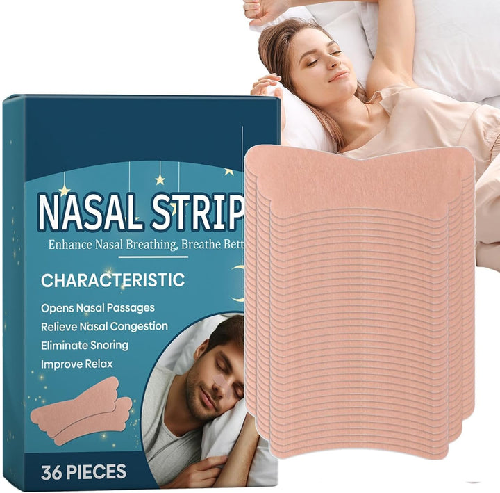 Nose Strips for Sleeping, Nose Breathing Strip | 36 X Nose Strips for Breathing Sleeping - Ventilation Nasal Strips, Nose Strip for Better Sleep, Respiratory Strips Relieve the Nose With