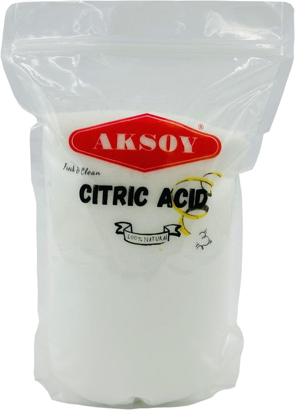 Citric Acid Food Grade 2300Gr || Non-Gmo, Anhydrous, Make Your Own Bathbomb, No Additives, Sour Drinks, Household Cleaning with Citric Acid Powder (Packaging May Vary)