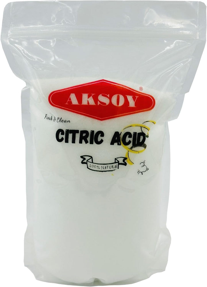 Citric Acid Food Grade 2300Gr || Non-Gmo, Anhydrous, Make Your Own Bathbomb, No Additives, Sour Drinks, Household Cleaning with Citric Acid Powder (Packaging May Vary)