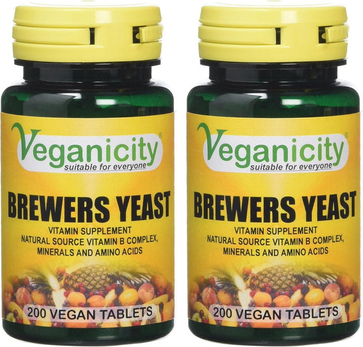 Brewers Yeast Energy and General Well Being 300Mg Supplement 200 Tablets Pack of 2