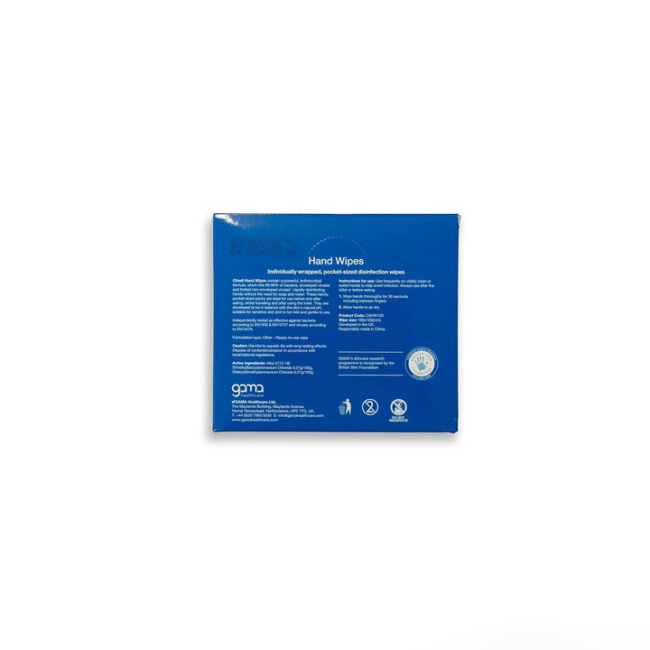 Antimicrobial Hand Wipes - Pack of 100 Individually Wrapped Sachets - Sanitising Wipes, Ideal for Travel - Dermatologically Tested, Kills 99.99% of Germs