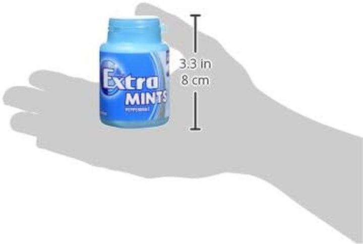 Wrigley Extra Peppermint Sugarfree Mints, 77 G, 70-Piece, Pack of 6