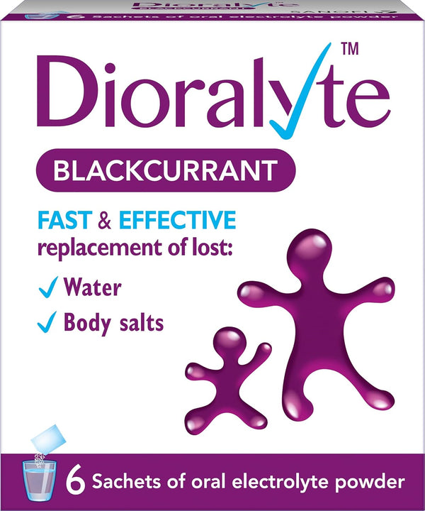 - Fast and Effective Supplement Treatment for Reducing Dehydration and Replacing Electrolytes (Mineral Salts) of Lost Body Water and Salts- Blackcurrant Flavour - 6 Sachets