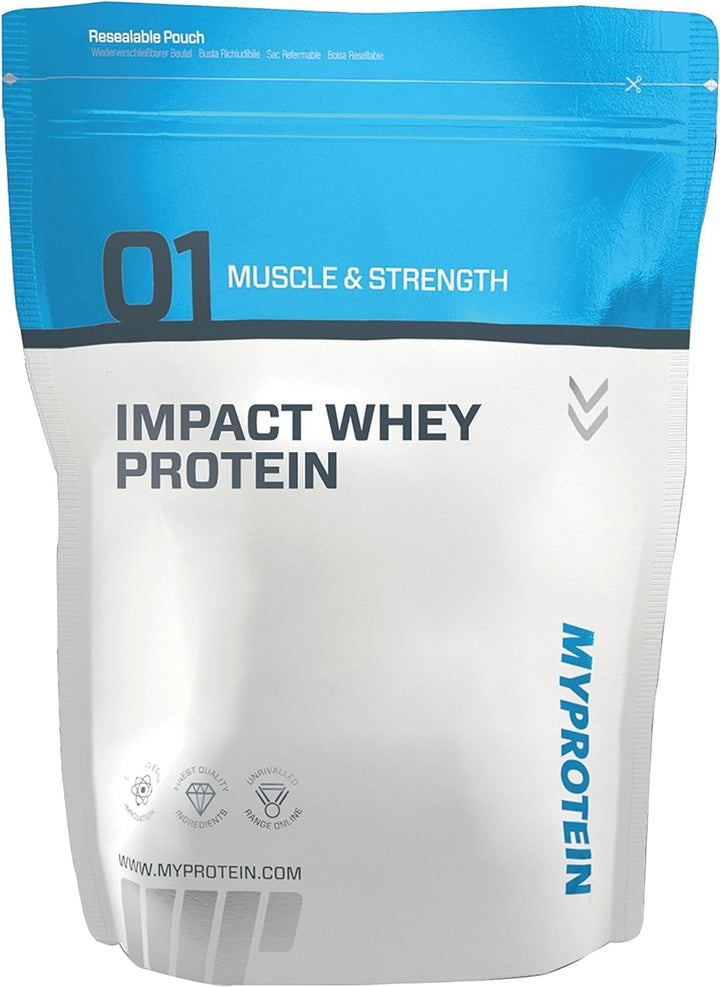 Impact Whey Protein Powder – Vanilla Flavour– 1Kg, 22G of Protein per Serving, Supports Muscle Building, Recovery & Lean Muscle Maintenance - 33 Servings