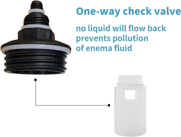 420Ml Enema Bulb Kit - Large Anal Douche Bulb, Colon Irrigation Enemas for Man Woman (Black)