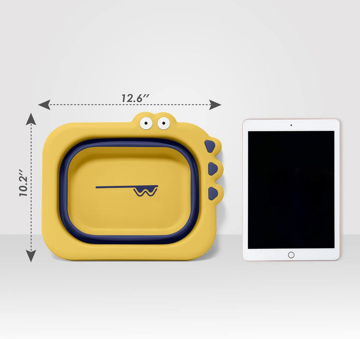 Foldable Washing Bowl for Baby, Washing Bowl, Foldable Camping Washing Bowl, Multi-Purpose Bowl, for Travel/Camping/Motorhome, Capacity: 3500 Ml