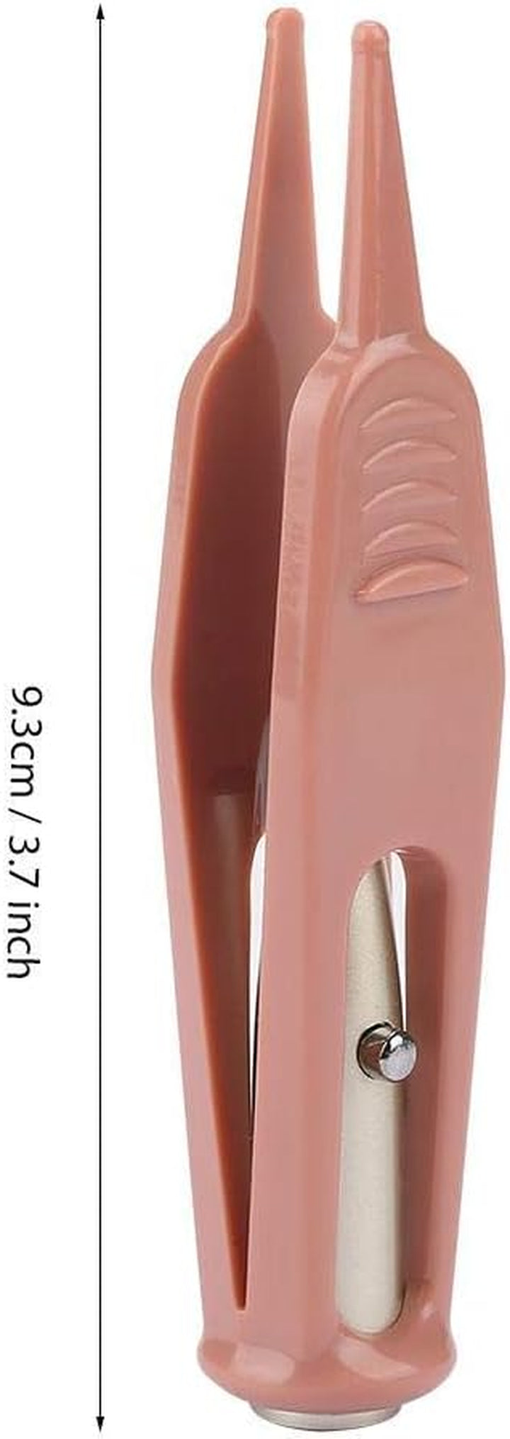 Baby Nasal Tweezer, Anti-Skid Safety Round-Head Baby Cleaning Tweezers Ear Nose Navel Cleaner Clip Tool with LED Light