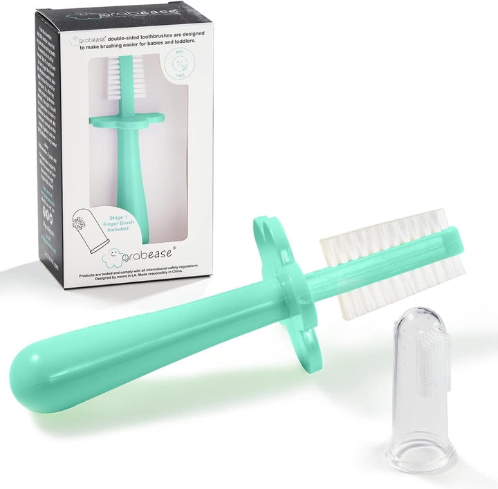 Double Sided Training Toothbrush for Infant, Toddler & Baby, Bpa-Free & Phthalate-Free, 1 Pack, Mint