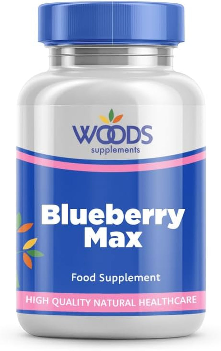 Blueberry Max (90 Capsules) from  | Blueberries Are a Natural Source of Vitamin K1, Vitamin C, Manganese | Rich in Antioxidants Polyphenols and Flavonoids