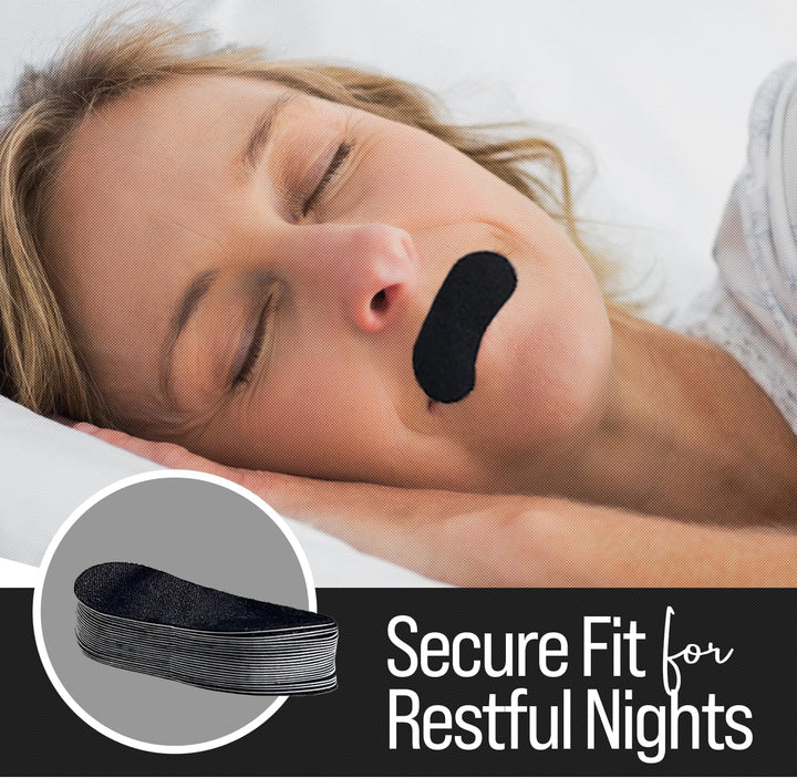 Mouth Tape for Sleeping- Gentle, Hypoallergenic Mouth Sleep Tape for Improved Nasal Breathing and Reduced Snoring- Stop Snoring Aids for Women & Men- Mouth Strips for Sleeping- 30 Pcs