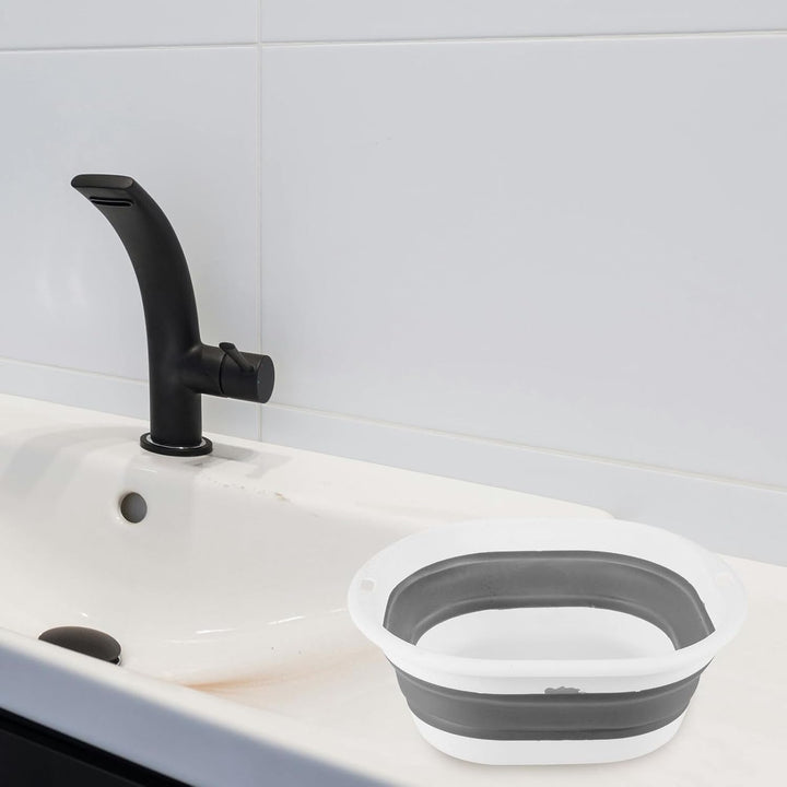 Foldable Washing Basin Portable Multi-Use Newborn Face Washing Tub Lightweight Washbasin for Travel Camping Kitchen Bath