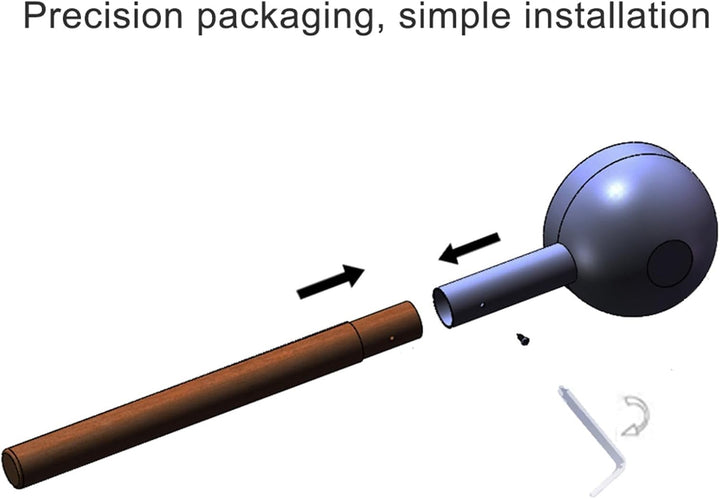 Sauna Bucket and Ladle Set | 7L Luxurious Finnish Wooden Sauna Aluminum Bucket with Long Handle Spoon Set | Matching Ladle Sauna Barrel Sauna Spa Accessories