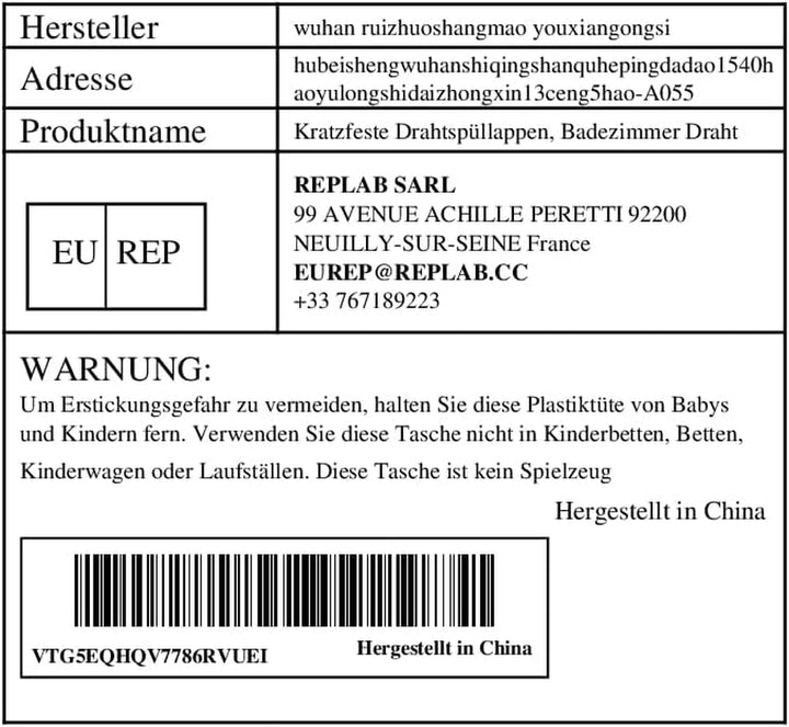 Scratch-Resistant Wire Dish Cloths, Bathroom Wire Cleaning Sponges, Scratch-Resistant Reusable Scouring Cloths for Wet and Dry Cleaning in Kitchen Sink and Stove