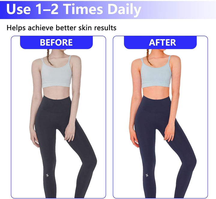 Tanning Lamp, 50W Sun Lamp with 460Nm Blue Light & 250 Leds, Portable Face Tanning Lamp with Adjustable Stand for Body and Face Light Therapy at Home