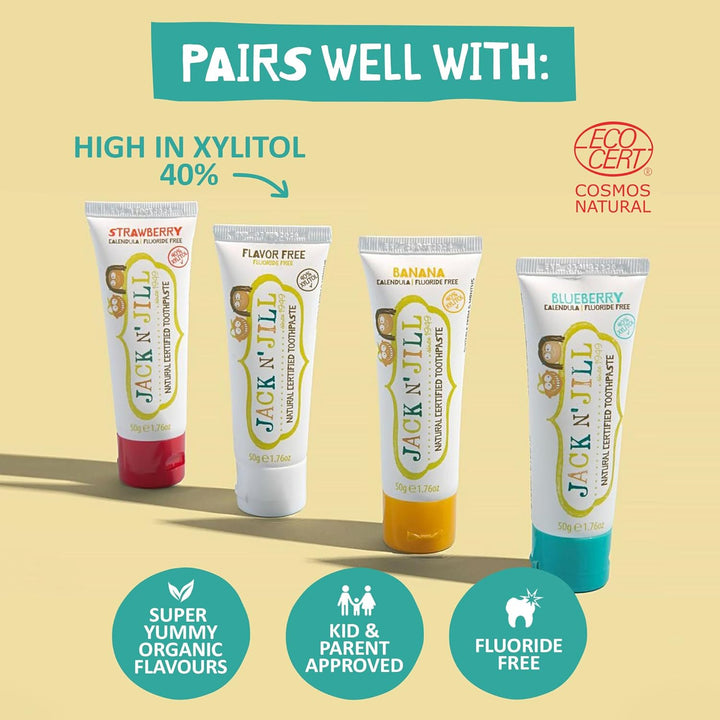 Soft Silicone Baby Finger Toothbrush - Baby Toothbrush for 6 to 12 Months, Gentle Oral Cleaning, Travel Size, 2 Brushes plus 1 Case, Easy to Clean