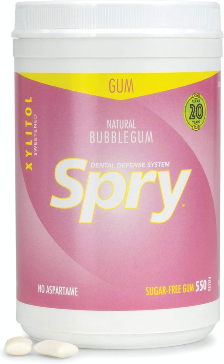 Fresh Natural Xylitol Chewing Gum Dental Defense System - Aspartame-Free, Sugar-Free, Non-Gmo, Gluten-Free (Spearmint, 100 Count - Pack of 1)