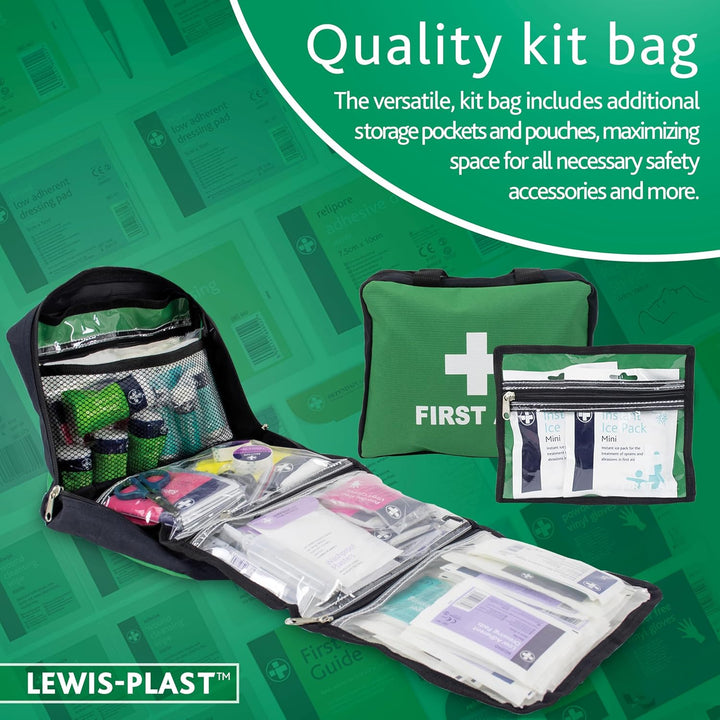 First Aid Kit Bag - 309 Piece Survival Kits - Safety Essentials for Travel Car Home Camping Work Hiking,Green