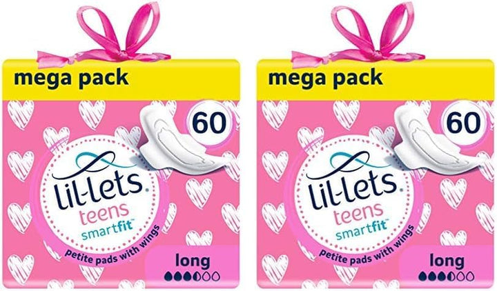 Teens Day Pads X 70, Petite Towels for Girls & Teenagers, with Wings, for Light to Medium Flow, Unscented, Soft & Breathable, First Period Sanitary Towels, 5 Packs of 14 Pads - Bulk Pack