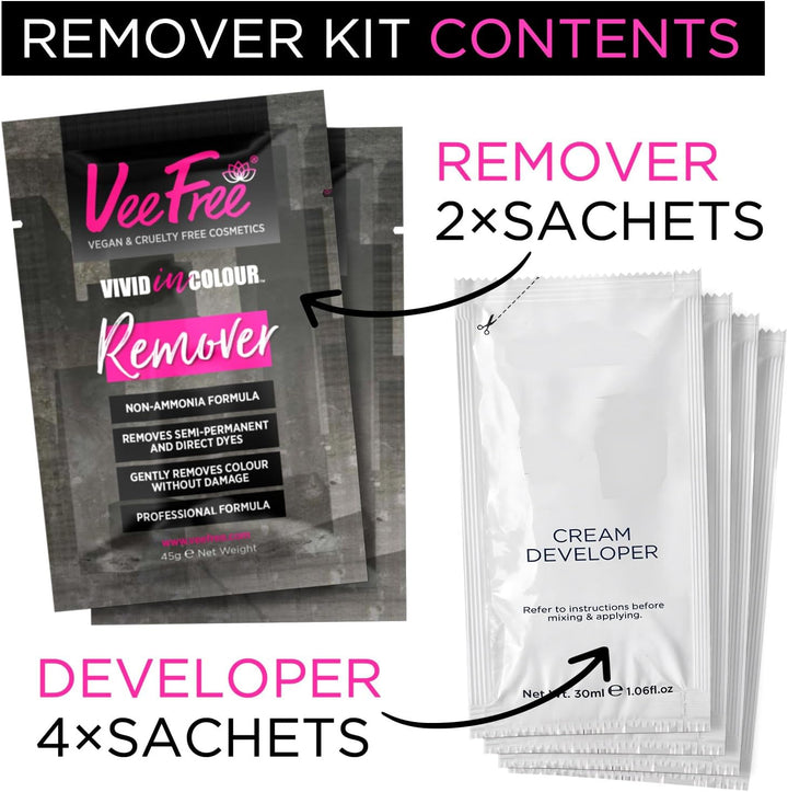 Hair Colour Remover Home Kit (2 Pack)