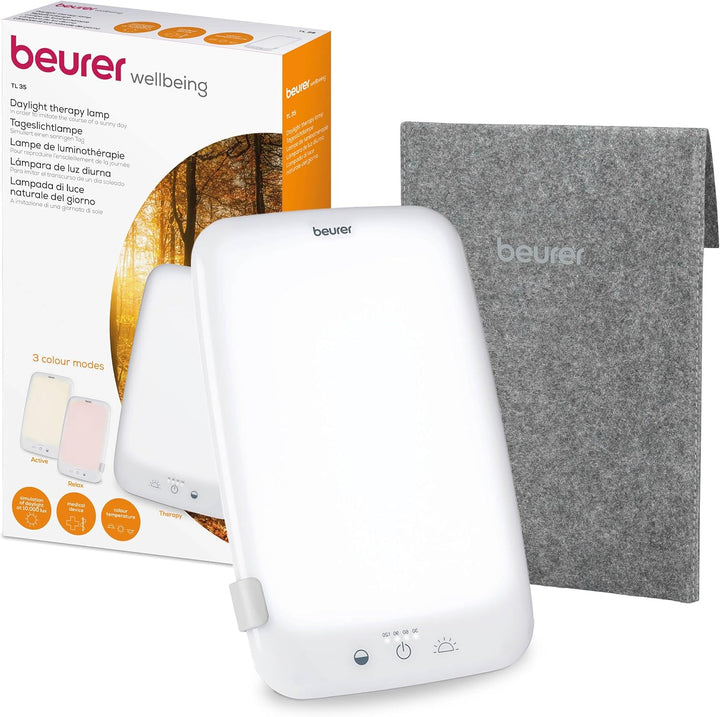 WL50 Wake up Light | Daylight Table Lamp | Helps to Support the Sleep Rhythm | LED Technology | FM Radio with 10 Memory Spaces | Bluetooth & Aux Input | 3 Light Levels