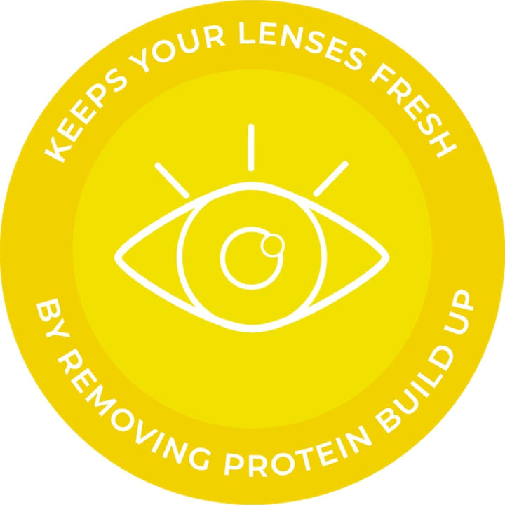 -N-Clean Contact Lens Eye Drops for Dry Contact Lenses - Instant Cleaning and Moisturising for Dry Eyes - Refreshing & Lubricating Eye Drops Helps Maintain Lens Comfort, 15 Ml