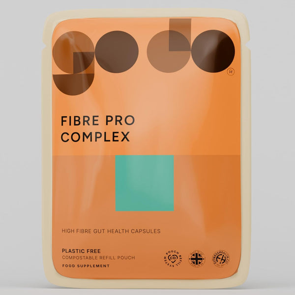 Fibre Pro Complex Capsules - Inulin Powder - Husk Powder - Lactobacillus Acidophilus for Digestive System - Supplement 60 Capsules