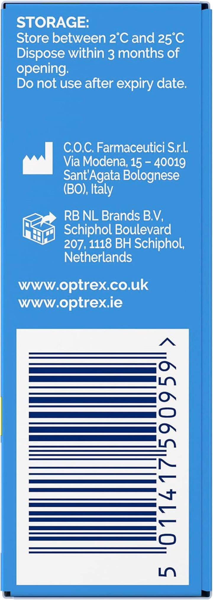 Itchy Eyes, Double Action Soothing Eye Drops, 10Ml, Soothes & Protects, Cools and Relieves, Gets to Work Instantly, on the Go Relief