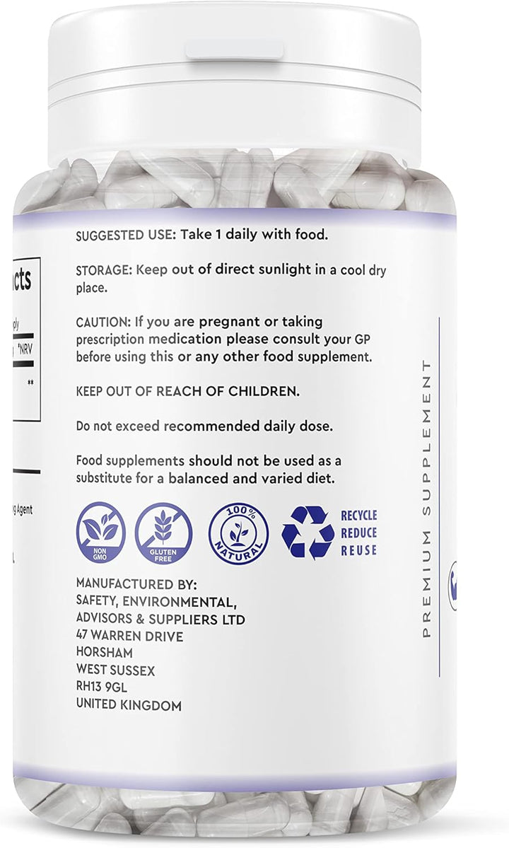 L-LYSINE 1000MG - 180 Vegan Tablets - 6 Month Supply - High Strength Essential Amino Acid