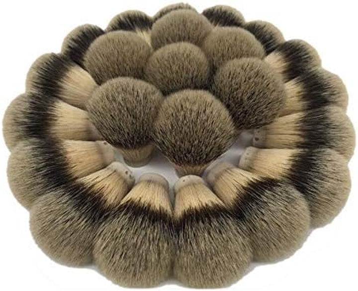 2 Pieces Hair Nylon Shaving Brush Knot for Men Hair Removal Cutting Men Face Cleaning Device